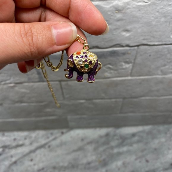 Purple Elephant Bracelet - Picture 2 of 5